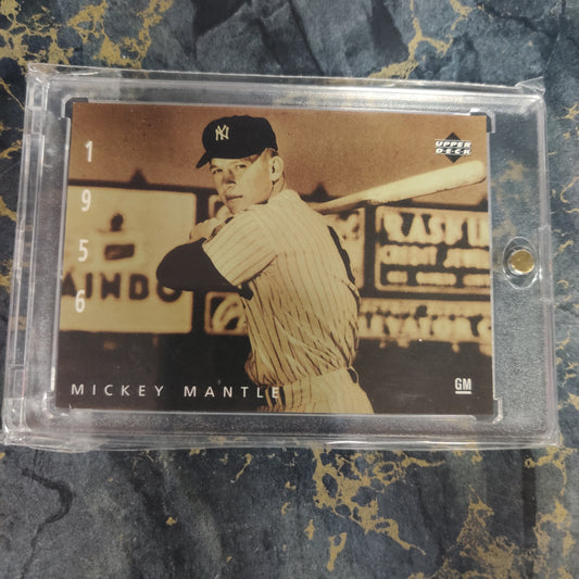 1956 MICKEY MANTLE BASEBALL UPPER DECK CARD 94