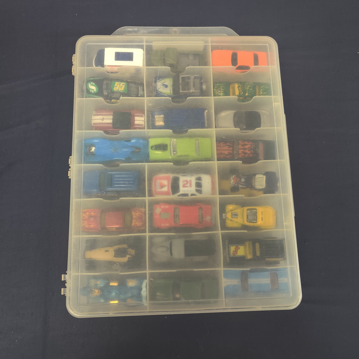 48 PACK FULL OF HOTWHEELS DIECAST CASE