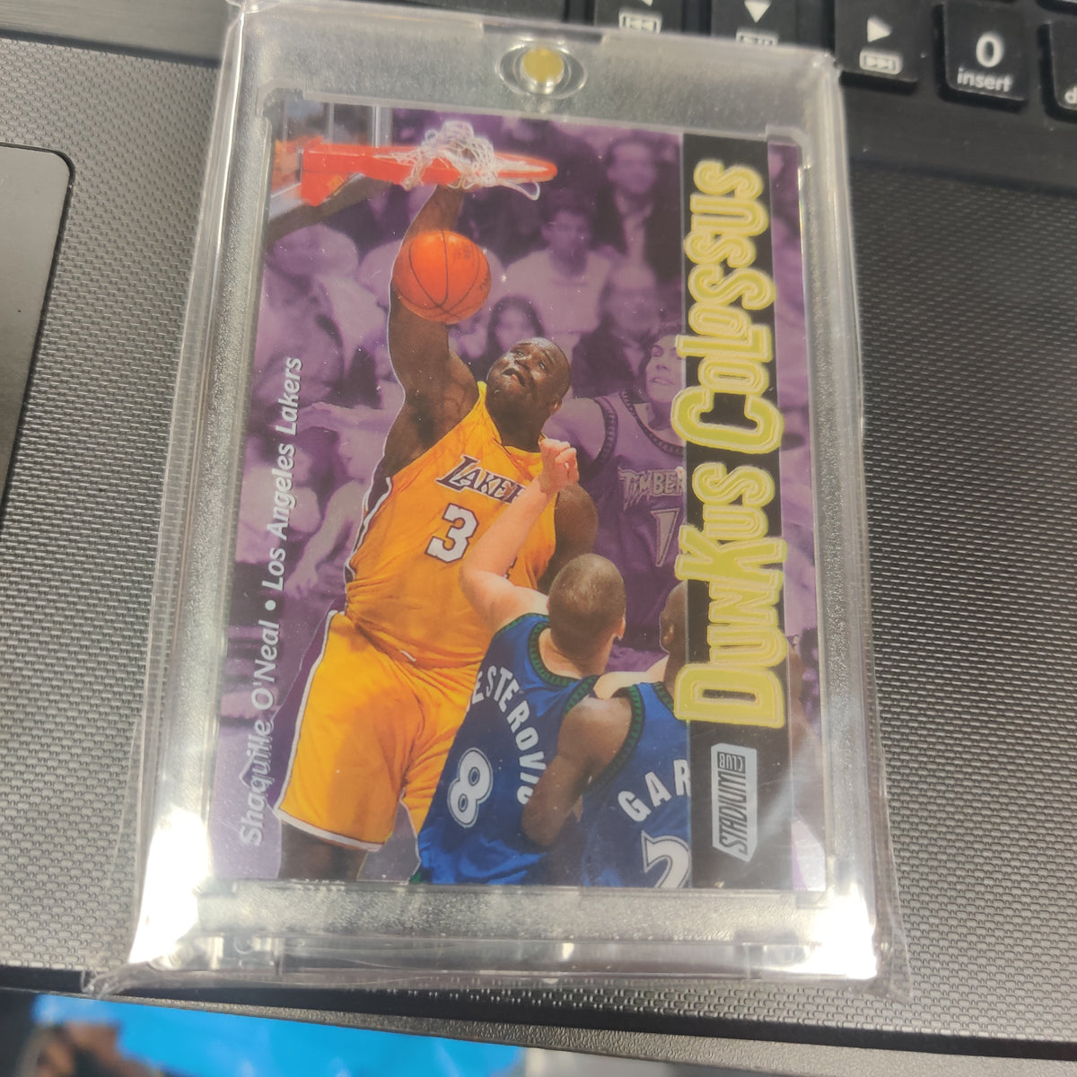 DUNKUS COLOSSUS SHAQ O NEAL LA LAKERS BASKETBALL CARD