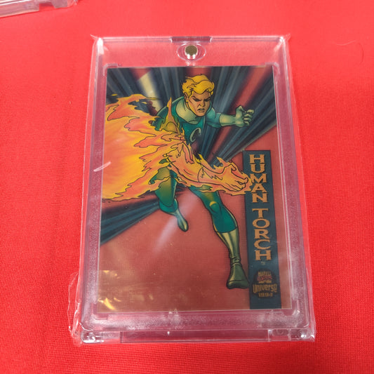 HUMAN TORCH MARVEL UNIVERSE 1994 SUSPENDED ANIMATION