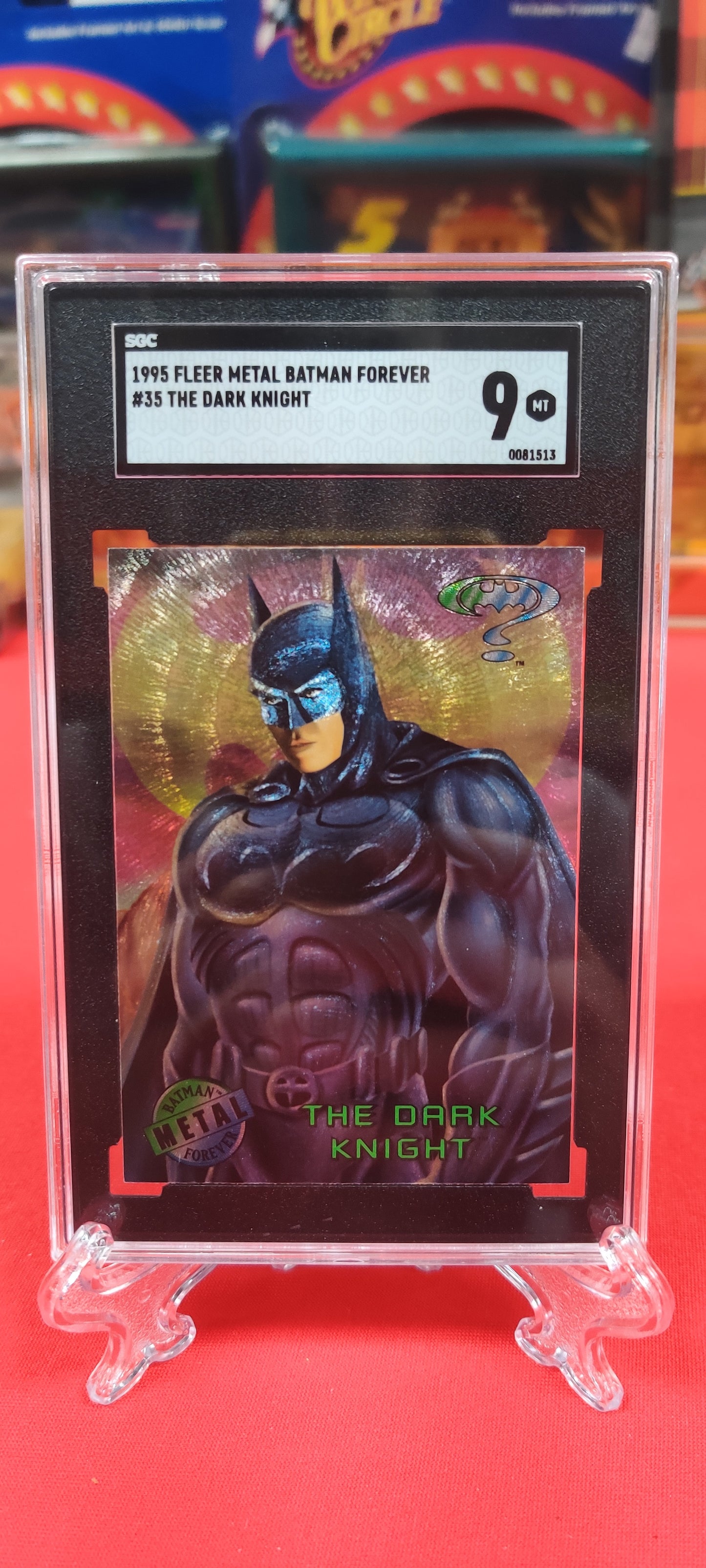 1995 fleer Metal Batman Forever