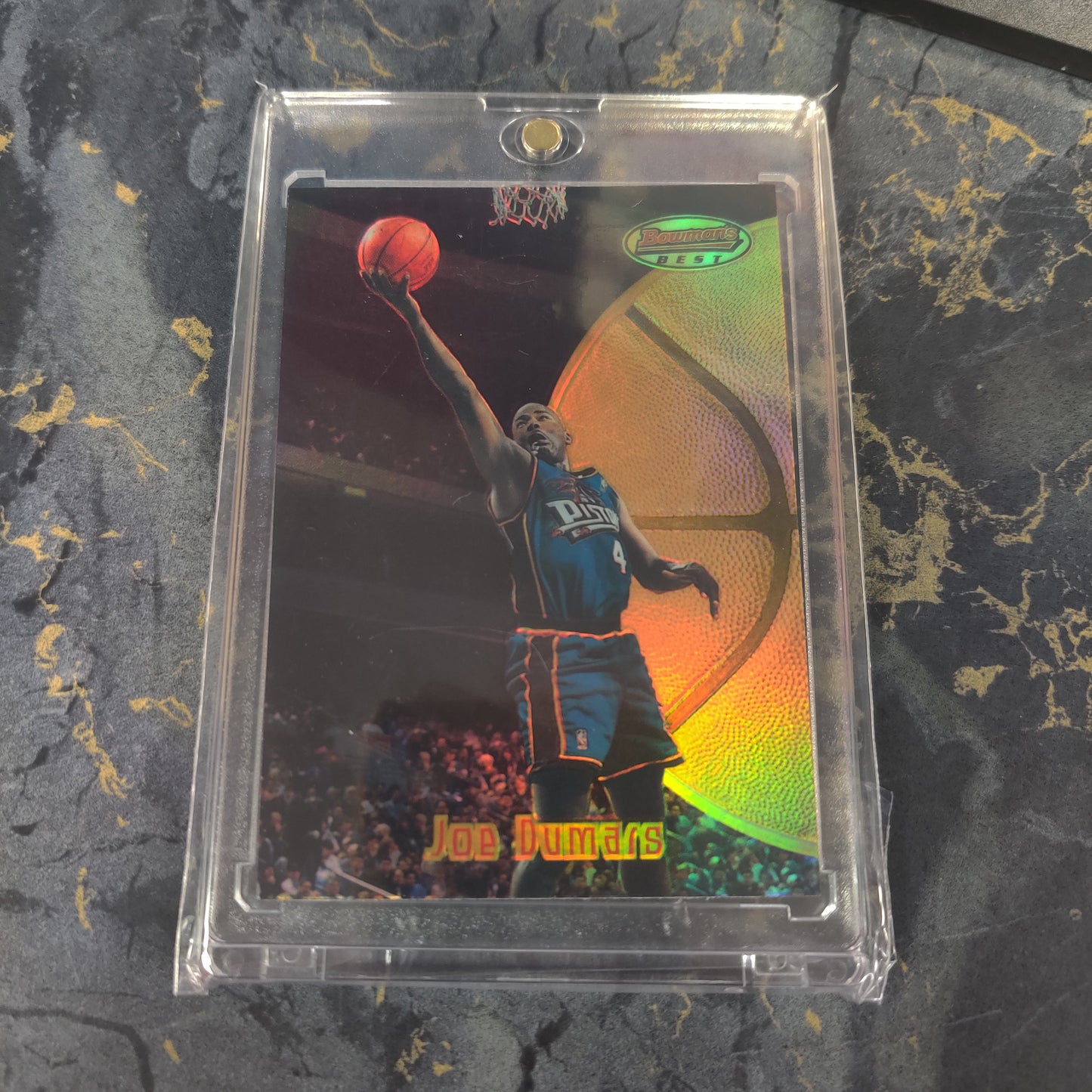 JOE DUMARS BOWMAN'S BEST 21 #4 GUARD 1998