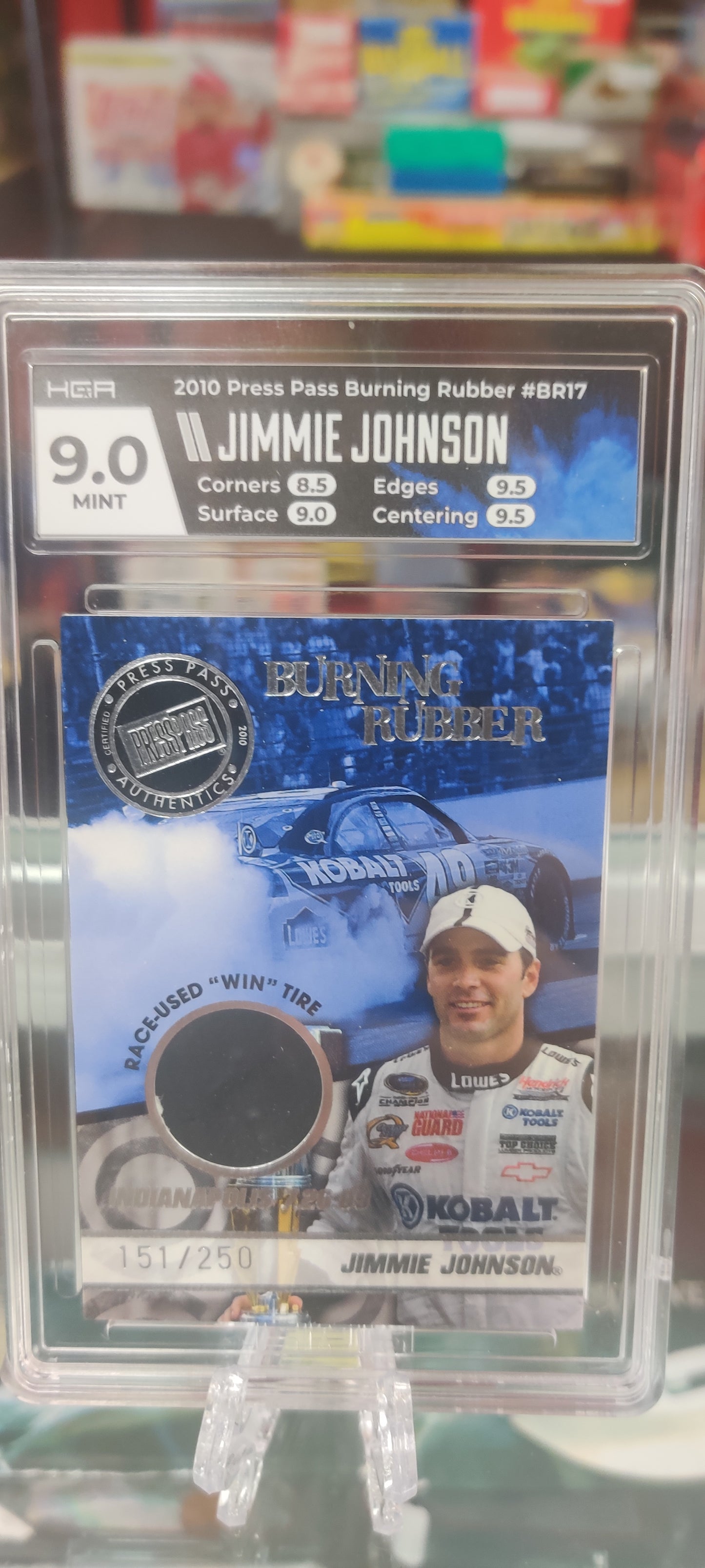 2010 Press Pass Burning Rubber Jimmie Johnson