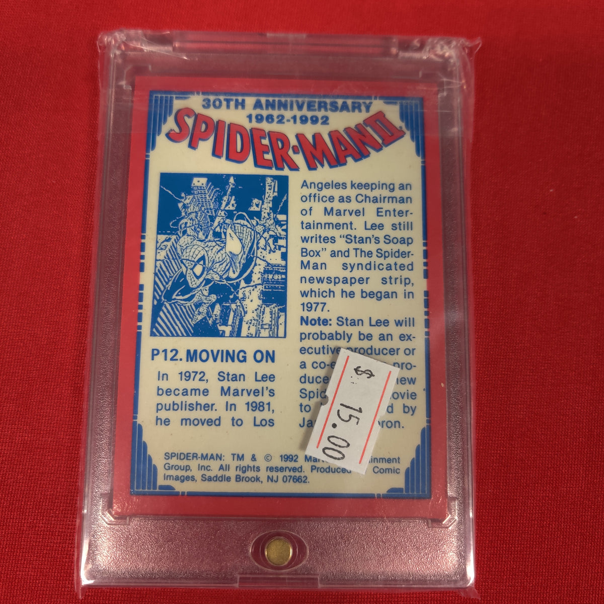 30TH ANNIVERSARY SPIDERMAN 2 1962-1992