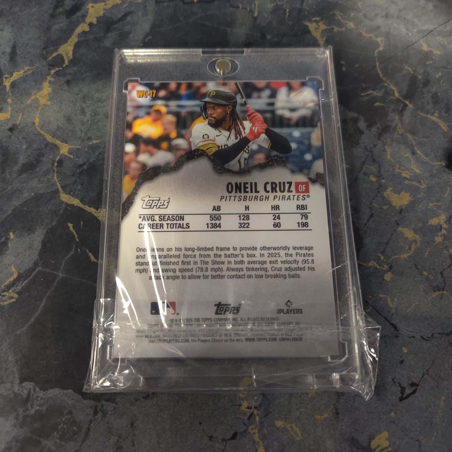 ONEIL CRUZ PITTSBURGH PIRATES 13/25 WRECKING CREW