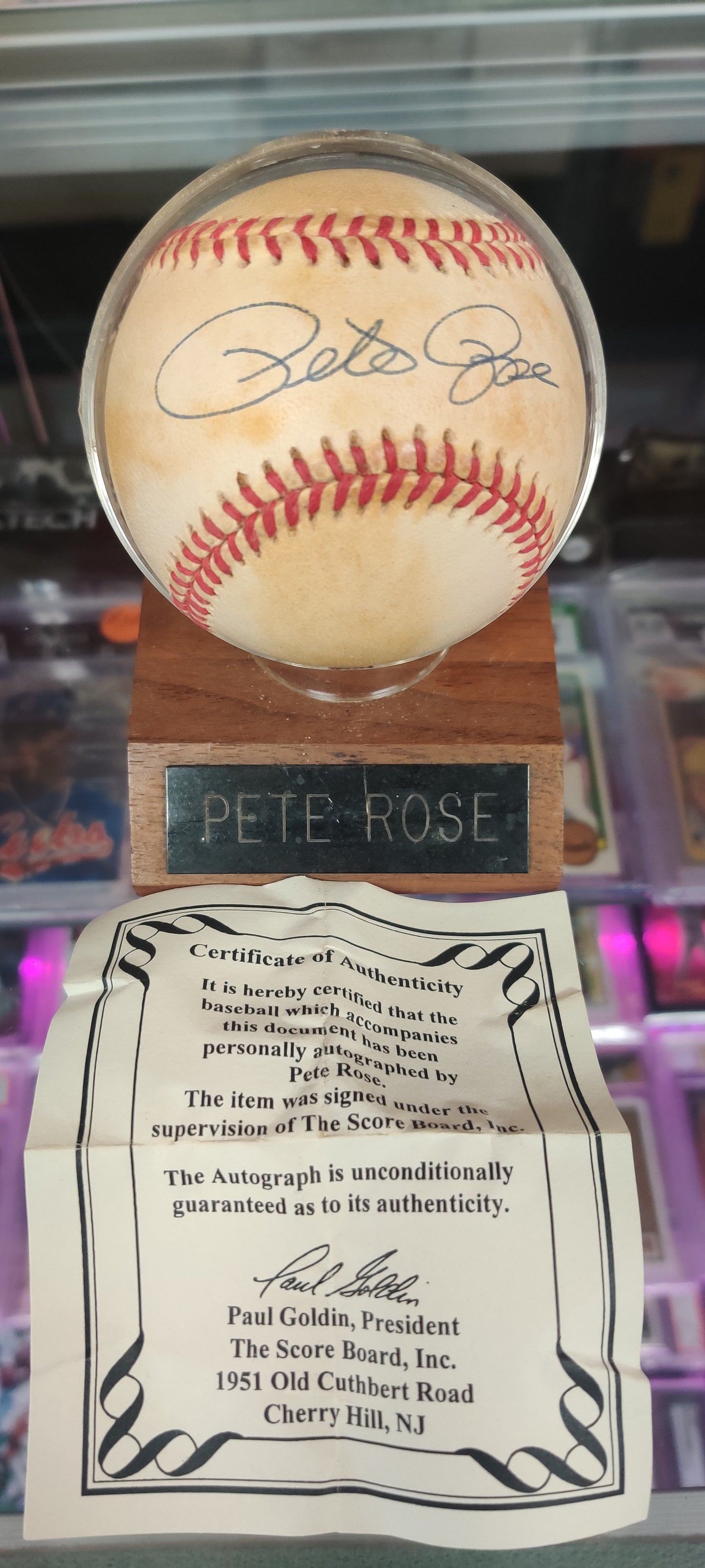 Pete rose baseball