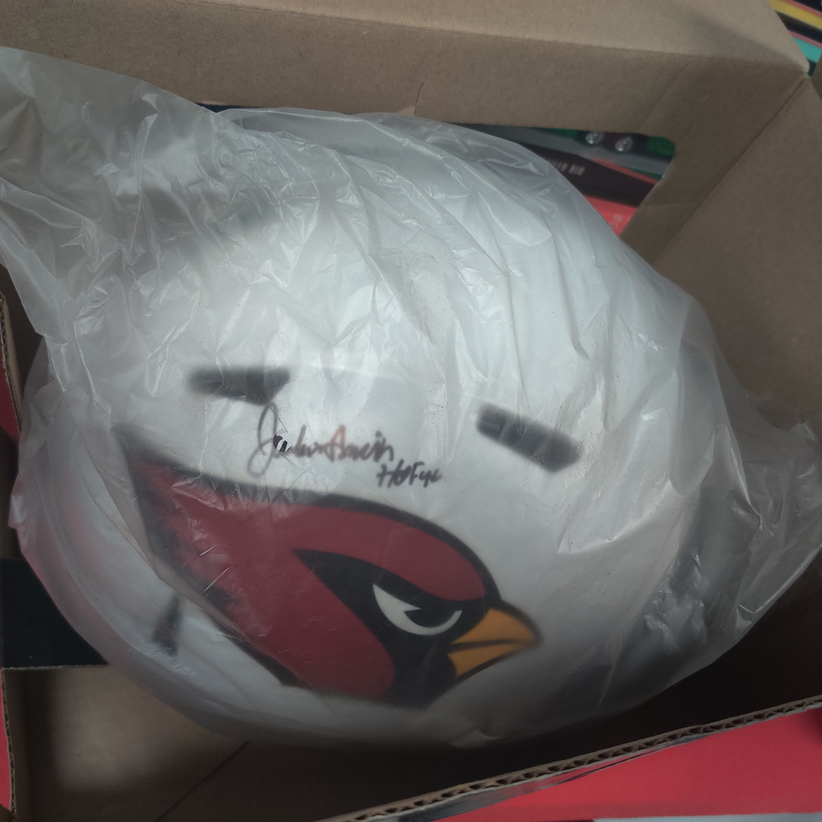 JACKIE SMITH SIGNED HELMET
