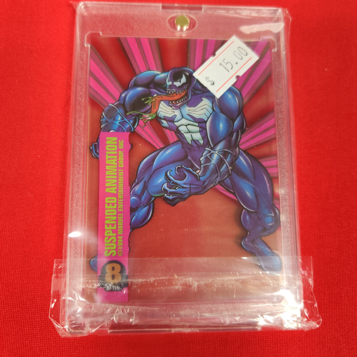 VENOM MARVEL UNIVERSE 1994 SUSPENDED ANIMATION
