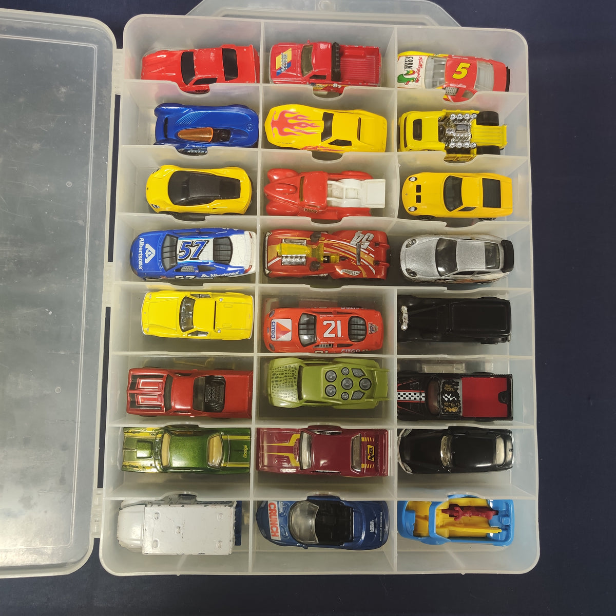 48 PACK FULL OF HOTWHEELS DIECAST CASE
