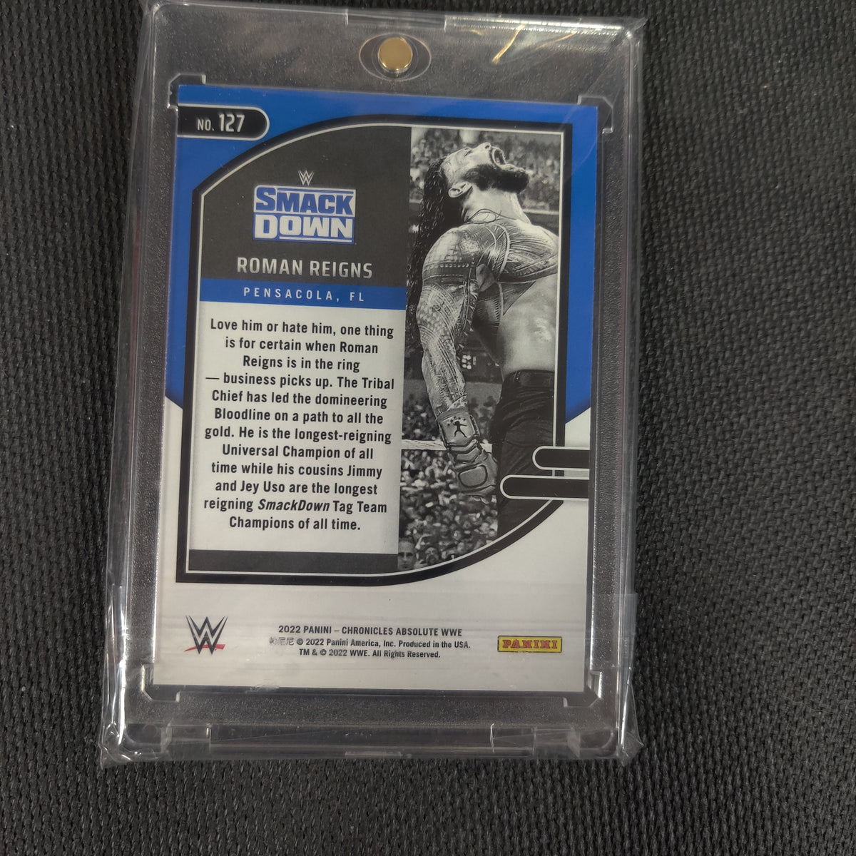 ROMAN REIGNS NO. 127 WWE PANINI 2022