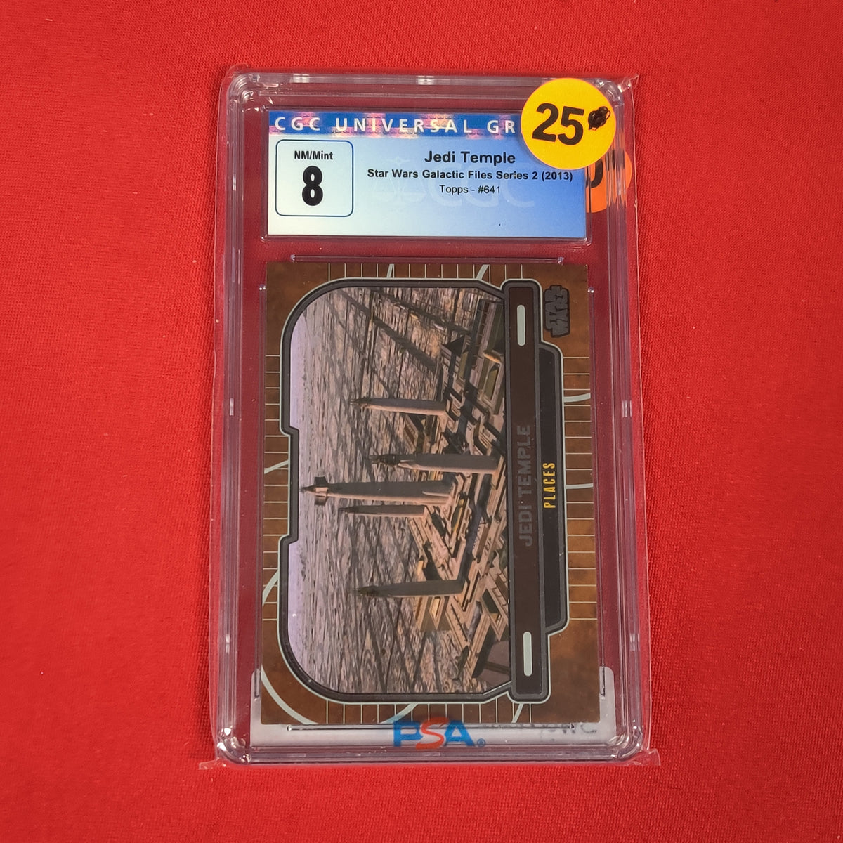 JEDI TEMPLE TOPPS CARD