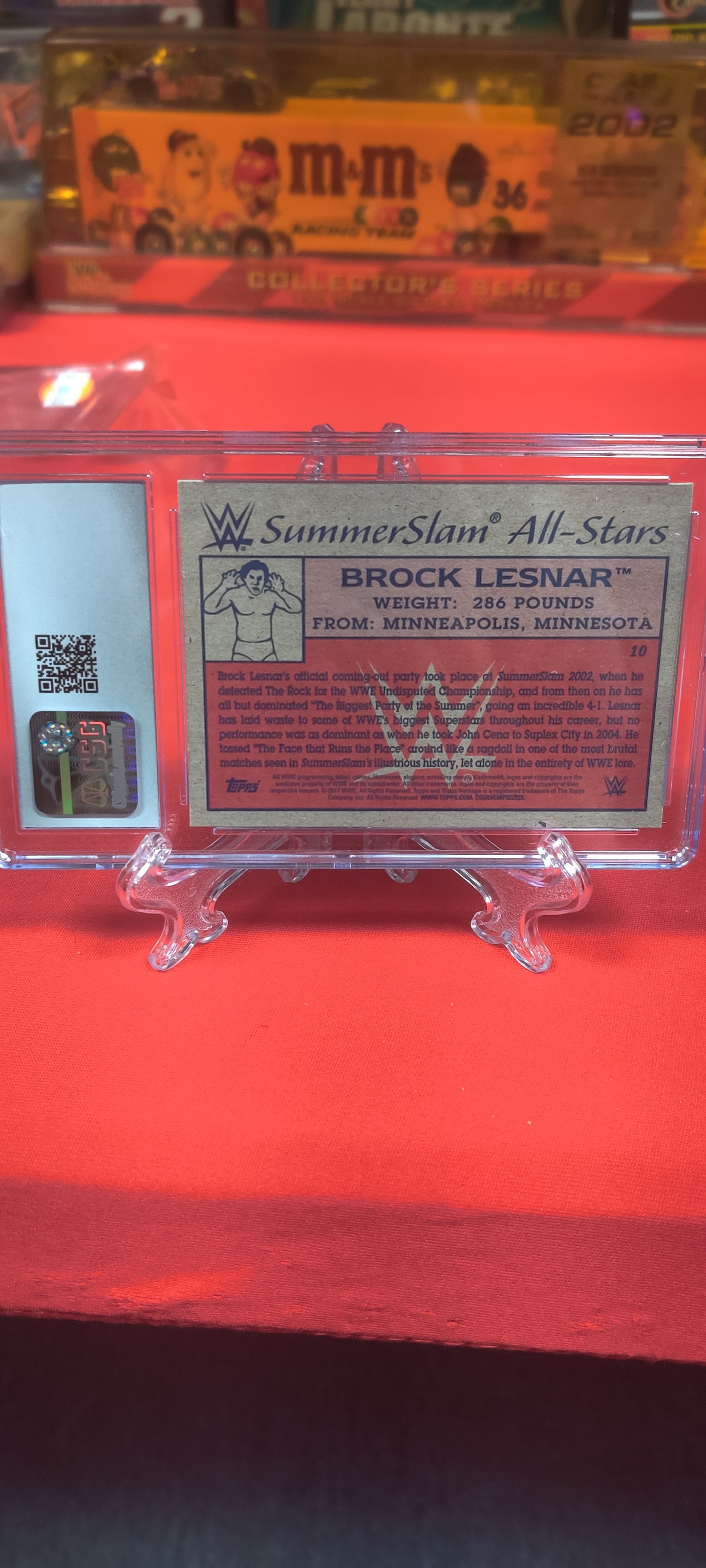 2017 topps WWE Heritage #10 Brock Lesner