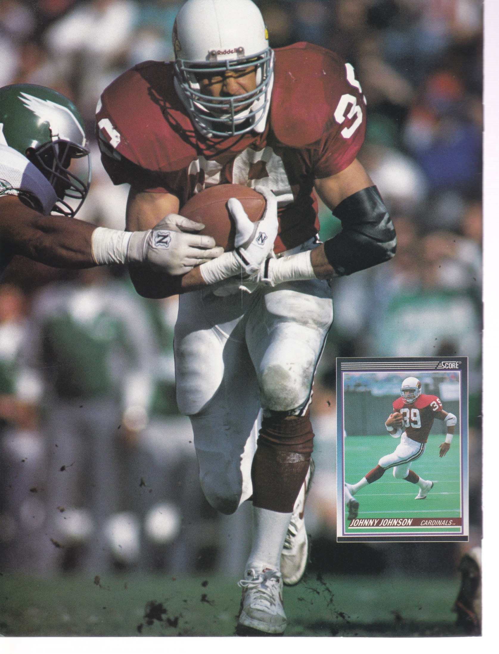 Books and Magazines (Brand: Beckett) (Type: Football Card Monthly) (Subtype: Vol. 3, No. 5) (Kind of Packaging: ) (Year: 33359) (Unique Number: Issue 14) (Numbered Item: ) (Feature: Bruce Smith, Randall Cunningham, Don Majkowski, Johnny Johnson) - Image 2